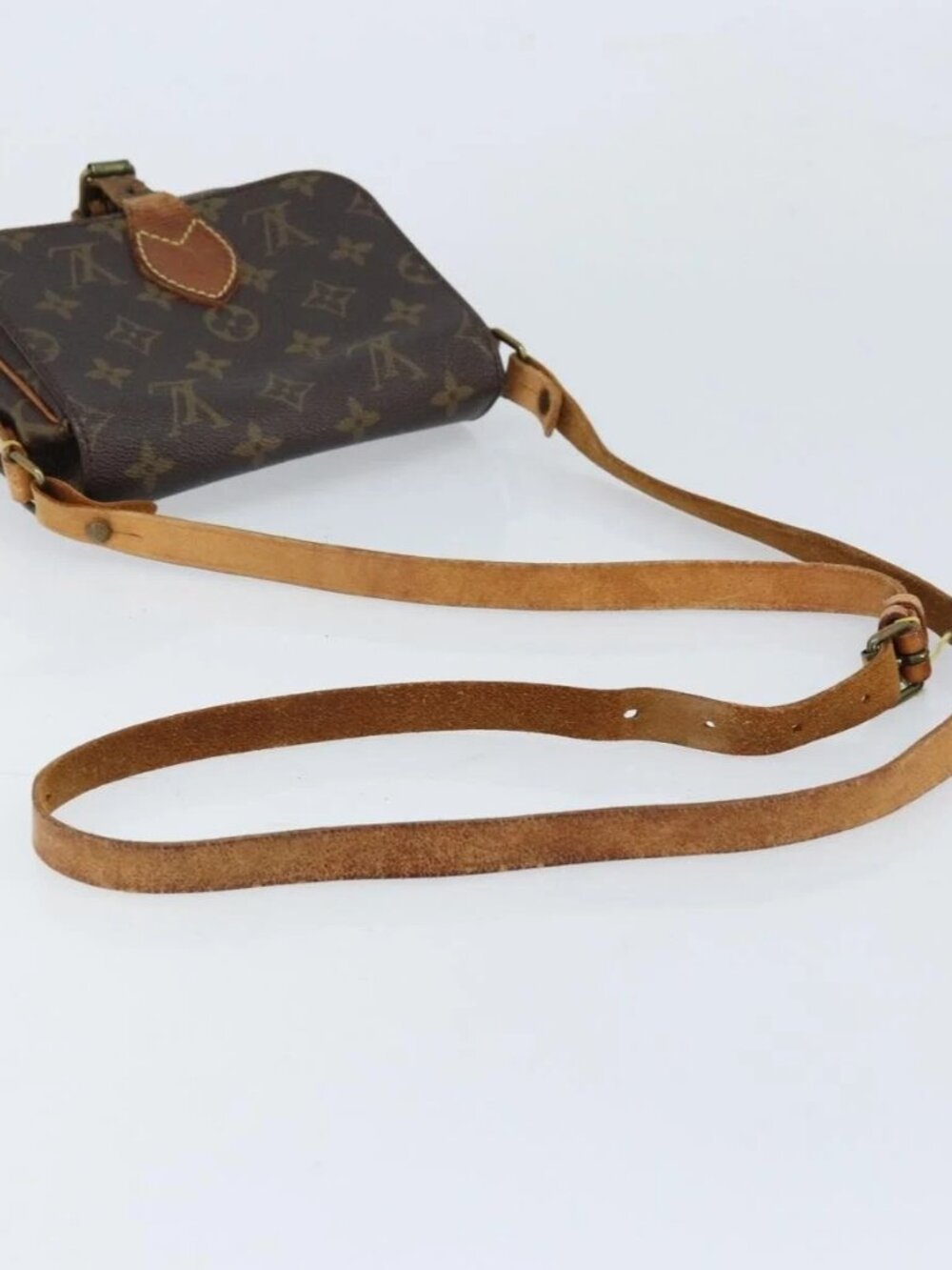 LOUIS VUITTON Monogram Cartouchiere PM Shoulder Bag M51254 LV Auth 172864 - Picture 8 of 16